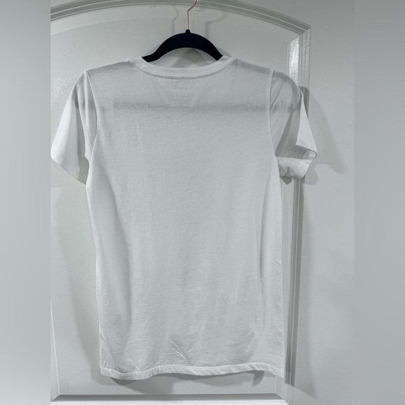 J.Crew Factory Patriotic Dog Graphic Tee White XS Cotton Collector’s Shirt NWT - Picture 4 of 5